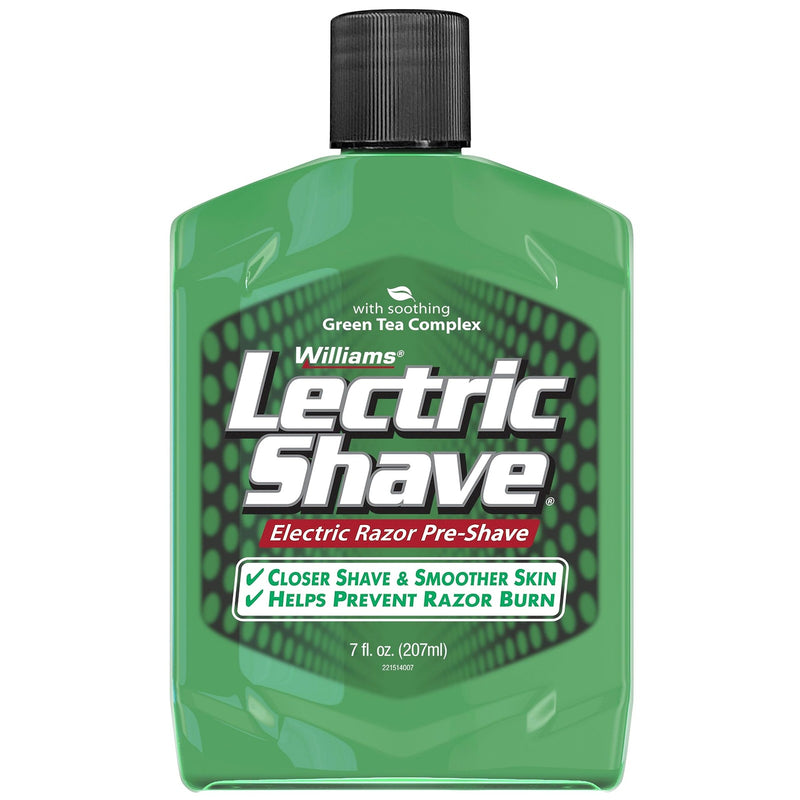 Williams Lectric Shave, afeitadora eléctrica para antes del afeitado, 7 onzas 