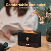 Ultrasonic Humidifier with 7 Colors Flame Lights, Essential Oil Diffuser, White - Image 4