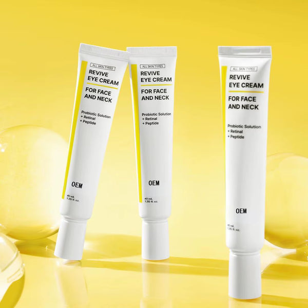 OEM Customized Aloe Vera Herbal Anti-Wrinkle Firming Eye Cream for All Skin Types Cross-Border Export Nida Wrinkles Dark Circles