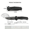 BM9070 CLA Utility Button Lock Folding Knifed2 Steel Battlewash Blade Bladenon-Slip Nvlon Fiber Handle Multifunctionacutlery Tool for Outdoor Fishing Camping EDC Tool - Image 3